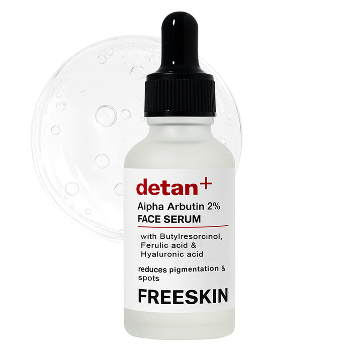 De-Tan Face Serum (30ml) | 2% Alpha Arbutin Brightening & Tan Removal Serum with Hyaluronic Acid for Even Skin Tone - our product