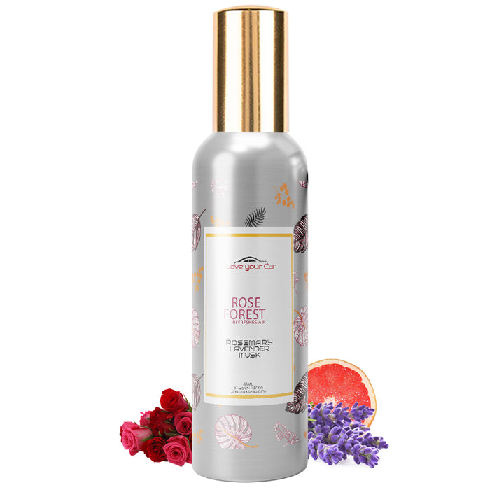 Love Your Car Rose Forest Car Air Freshner (85ml) - our product