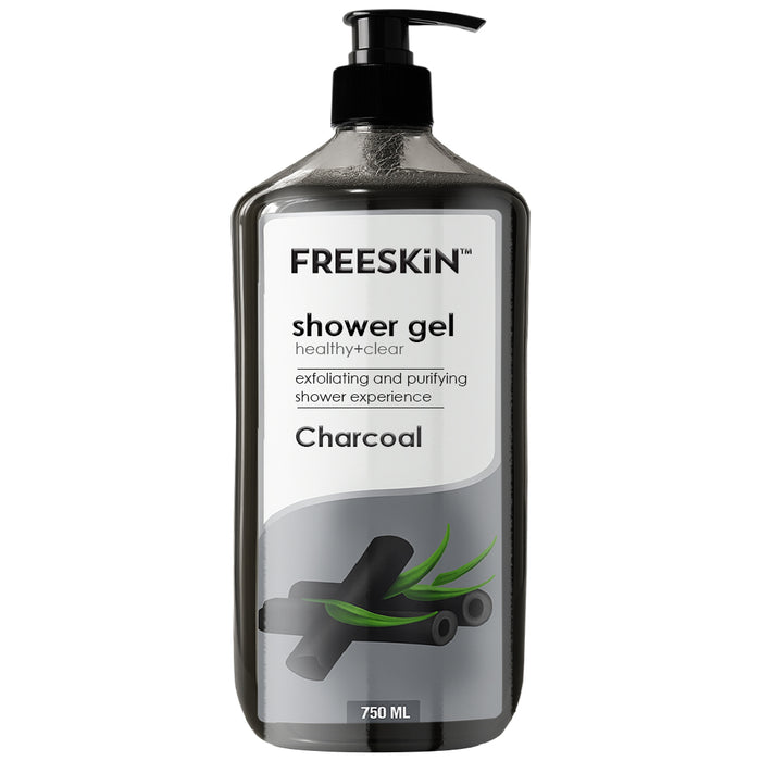 Charcoal Shower Gel 750ml | Deep Cleansing Body Wash with Activated Charcoal | Oil Control, Detox & Refreshing Skin Cleanser for Men & Women - our product