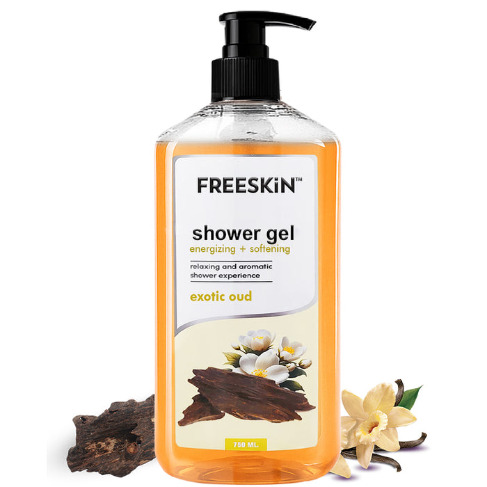 Exotic Oud Shower Gel 750ml | Luxury Oud Fragrance Body Wash | Deep Cleansing, Hydrating & Long-Lasting Freshness for Men & Women - our product