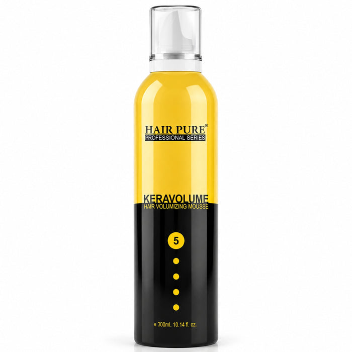 Hair Pure Keravolume Hair Volumizing Mousse 300ml | Strong Hold Hair Styling Mousse - our product