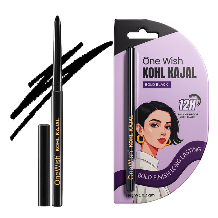 Kohl Kajal Bold Black 0.3g – Smudge-Proof, Waterproof & Long-Lasting Eye Kajal - our product