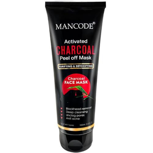 Activated Charcoal Peel Off Mask for Men 100ml | Deep Cleansing Blackhead Removal Mask | Unclogs Pores & Removes Impurities - our product