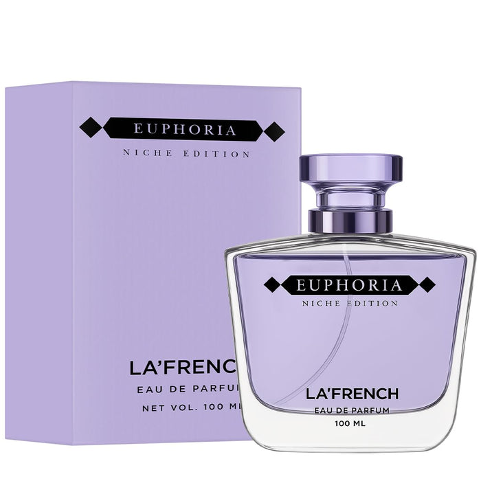 Euphoria Perfume for Men & Women 100ml | Long Lasting Sweet Floral Fruity Fragrance | Premium Unisex Eau De Parfum | Energetic & Addictive Scent - our product