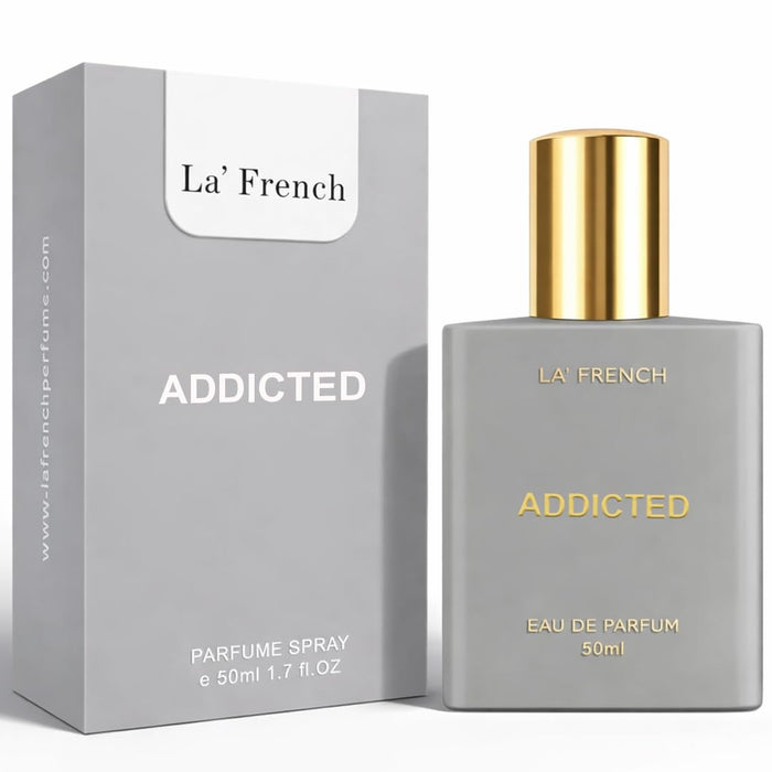 Addicted Perfume for Men & Women 50ml | Long Lasting Sweet Fruity Floral Fragrance | Premium Unisex Eau De Parfum | Bold & Addictive Scent - our product