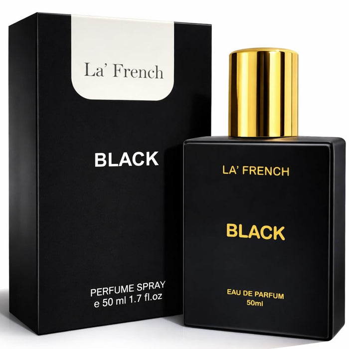 Black Perfume for Men & Women 50ml | Long Lasting Dark Woody Spicy Fragrance | Premium Unisex Eau De Parfum | Bold & Mysterious Scent - our product