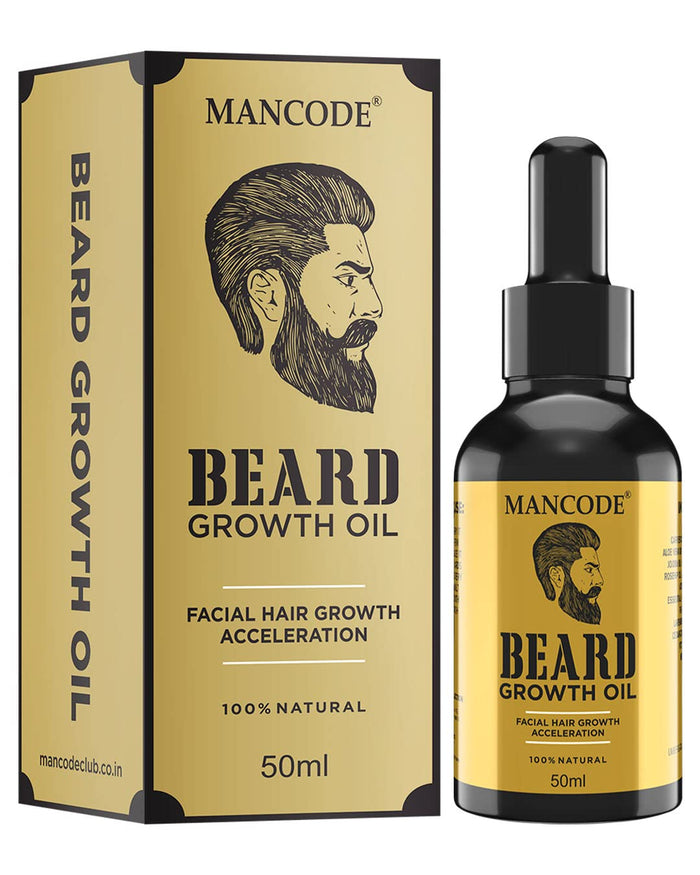 Beard Growth Oil Accelerator 50ml | Fast Beard Growth Oil for Men | Thicker Fuller Beard & Patchy Beard Solution | Non-Greasy Nourishing Beard Oil - our product