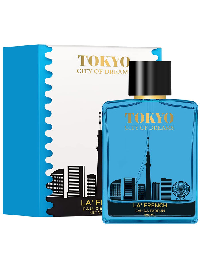 Tokyo Perfume for Men & Women 100ml | Long Lasting Fresh Citrus Woody Fragrance | Premium Unisex Eau De Parfum | Modern & Energetic Scent - our product