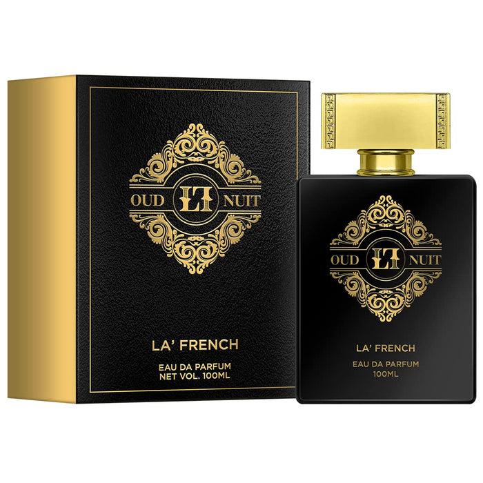 Oud Nuit Perfume 100ml | Long Lasting Oud Spicy Fragrance | Premium Eau De Parfum for Men & Women | Intense Night Scent - our product