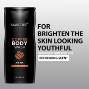 Coffee Body Wash 450ml | Deep Cleansing & Brightening Body Wash for Men | Sulfate-Free Moisturizing Shower Gel | Removes Tan & Controls Oil - our product