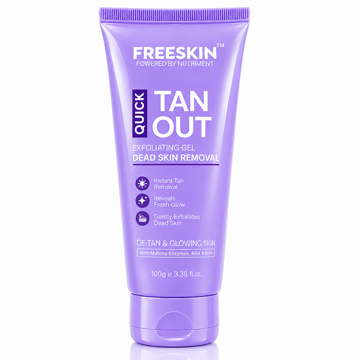 Quick Tan Out Exfoliating Gel for Face & Body, 100g | Dead Skin Cell Removal & Tan Removal Gel - our product