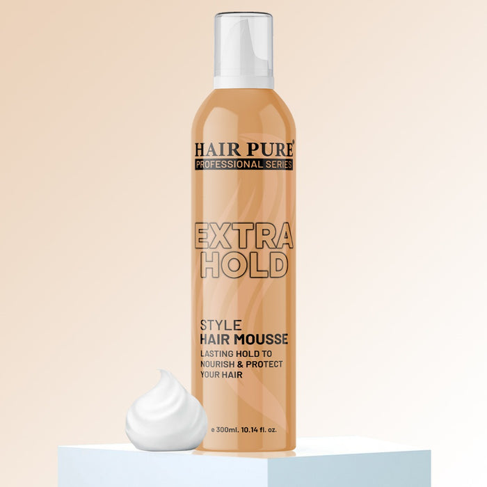 Extra Hold Hair Mousse 300ml – Long-Lasting Volume & Strong Styling Hold for All Hair Types - our product