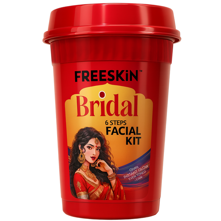 Bridal Facial Kit 60g | Instant Glow 6-Step Facial Kit | Brightening, Hydration & Even Skin Tone Bridal Glow Treatment