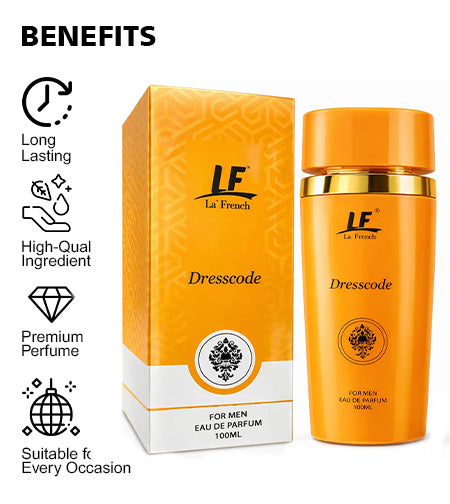 Dresscode Perfume for Men 100ml | Premium Long Lasting Perfume for Men | Luxury Strong & Bold Fragrance | Elegant Masculine Scent for Party, Office & Special Occasions promises