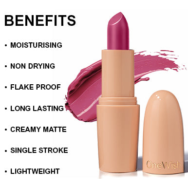 Creamy Matte Lipstick Cotton Candy Shade 15 (3.8g)