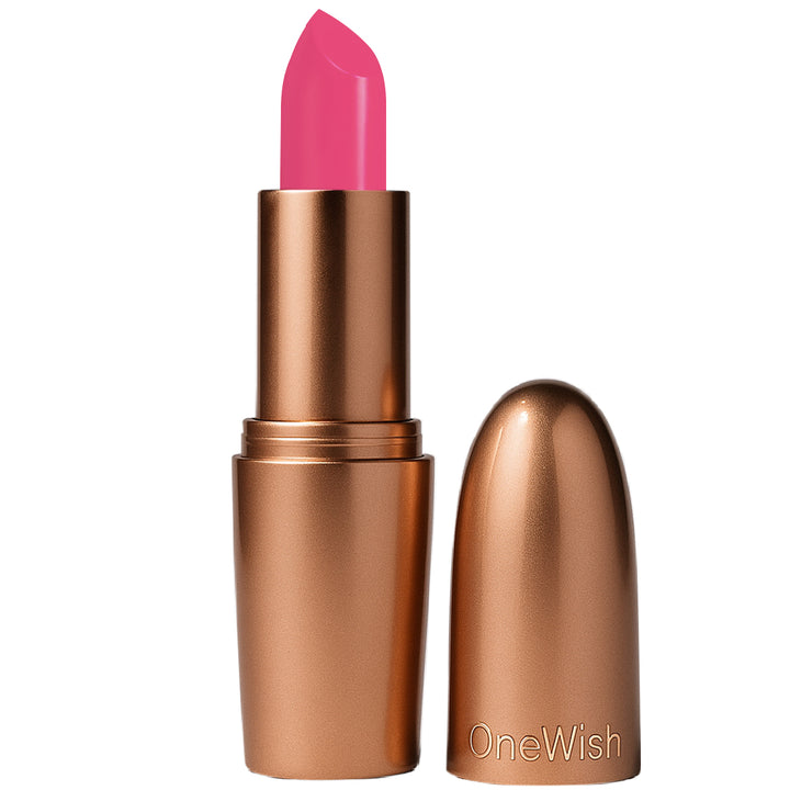 Creamy Matte Lipstick Hot Pink Era Shade 01 – Long Lasting Matte Lipstick, Full Coverage, Highly Pigmented Hot Pink Lip Color for Women (3.8g)