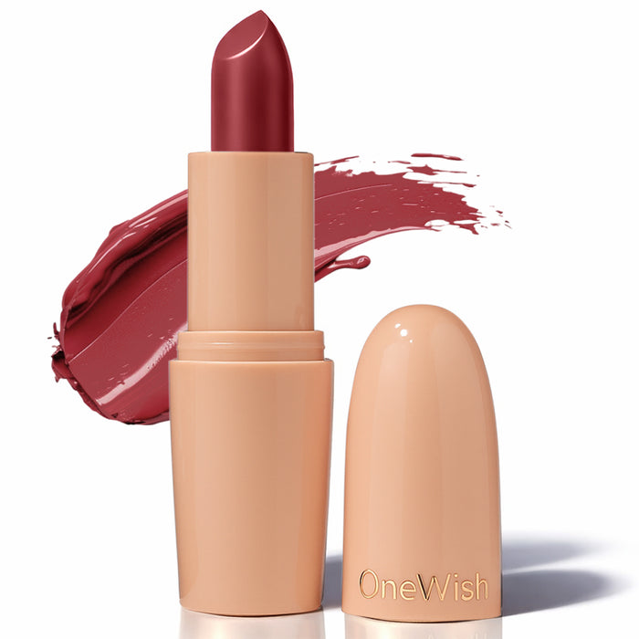 Creamy Matte Lipstick Lowkey Red Shade 20 – Long Lasting Matte Lipstick, Full Coverage, Highly Pigmented Lip Color for Women (3.8g) - our product