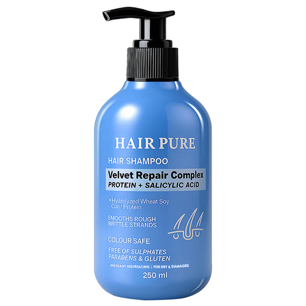 Velvet Repair Shampoo 250ml | Shampoo that Repairs Damaged Hair Containing Protein and Salicylic Acid