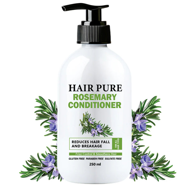 Hair Pure Rosemary Conditioner 250 ml - Anti Hair Fall and Conditioning Conditioner With Rosemary Extract for Strong and Smooth Hair