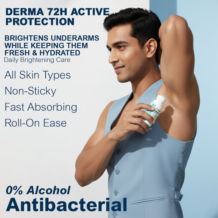 5% AHA BHA Underarm Roll On Serum 50g |  Brightening, Dark Spot Reduction & Odour Control