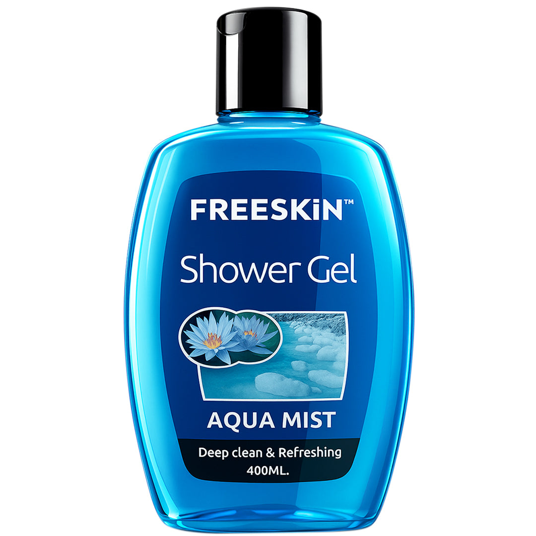 Aqua Mist Shower Gel 400ml | Mint Cooling Body Wash | Deep Cleansing, Refreshing & Hydrating Shower Gel for Fresh, Revitalized Skin
