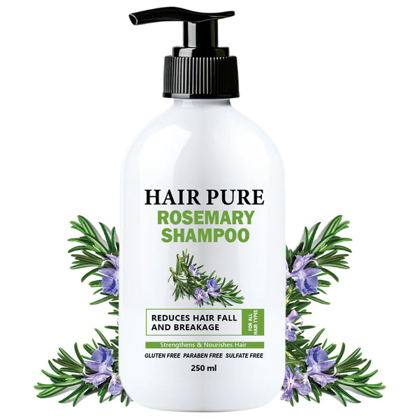 Anti-Hair Fall Shampoo (Hair Pure Rosemary) 250 ml with Rosemary Extract to Grow Thick and Stronger Hair