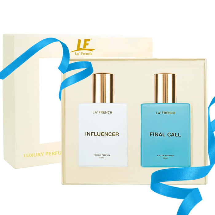 La French Unisex Perfume Gift Set Influencer & Final Call Perfume Gift Set 50ml X 2 Pcs - our product
