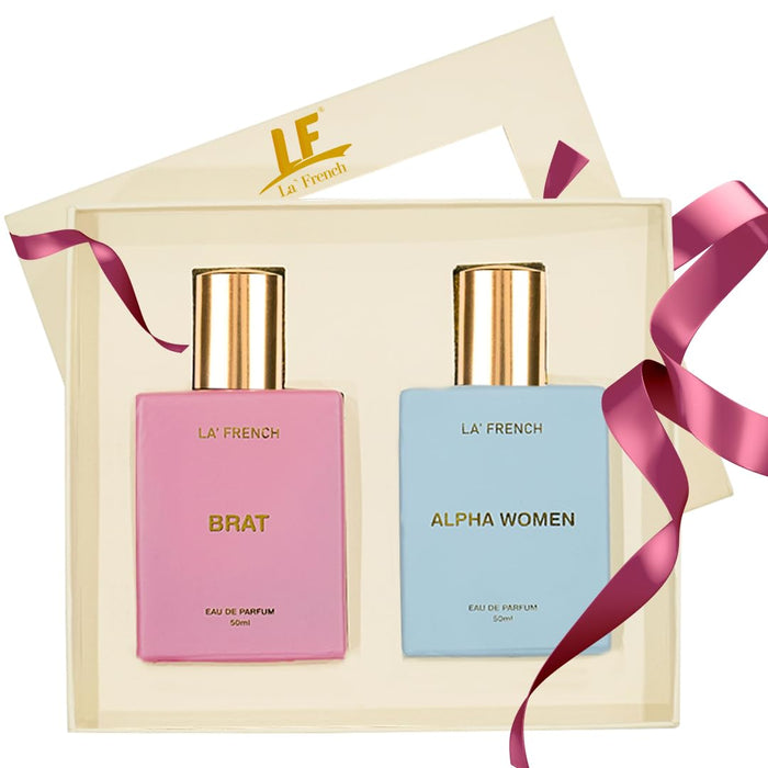 La French Unisex Perfume Gift Set Brat & Alpha Women Gift Set (2 x 50ml) - our product