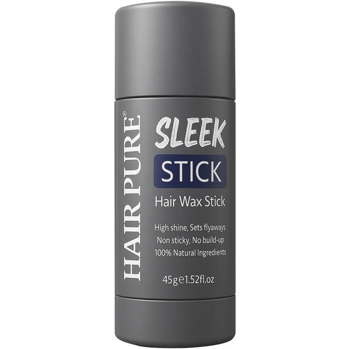 Sleek Stick Hair Wax 45g - Hair Wax Stick to Manage Flyaways, Sleek and Smooth Hair for Men and Women - our product