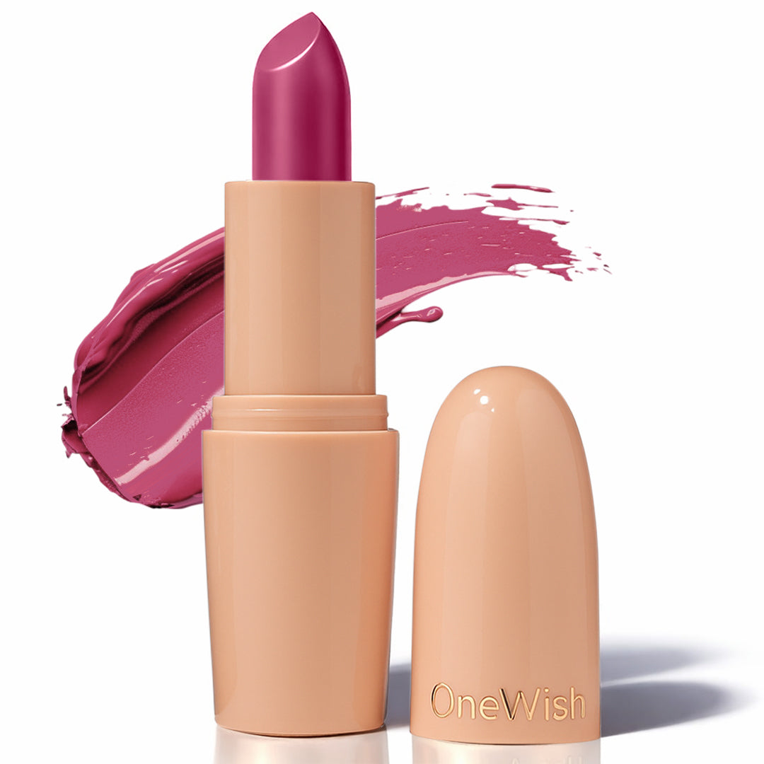 Creamy Matte Lipstick Cotton Candy Shade 15 – Long Lasting Matte Lipstick, Full Coverage, Highly Pigmented Lip Color for Women (3.8g)
