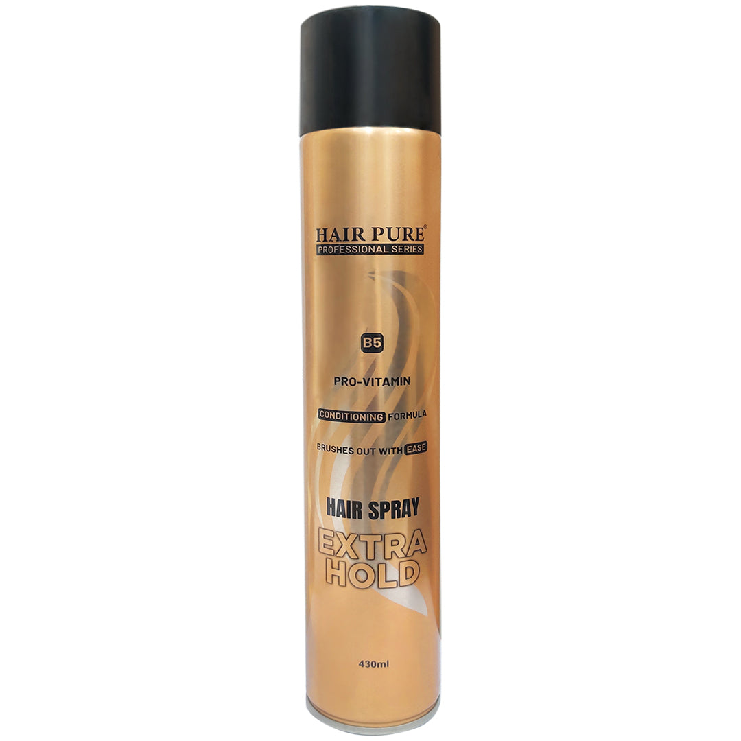 Extra Hold Hair Spray 100ml – Strong Hold Hair Spray with Natural Shine, No Flaking & Non-Sticky Finish