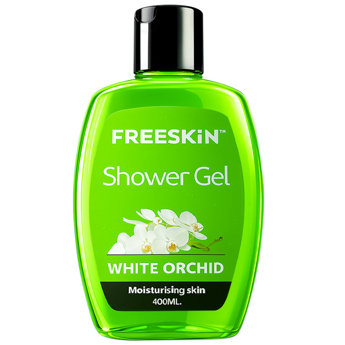 White Orchid Shower Gel 400ml | Moisturizing Body Wash with Orchid Extracts | Gentle Cleanser for Soft, Smooth & Nourished Skin - our product