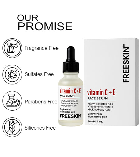 Vitamin C + E Face Serum (30ml) | Brightening & Glow Serum with PHA for Even Skin Tone & Radiant Skin promises