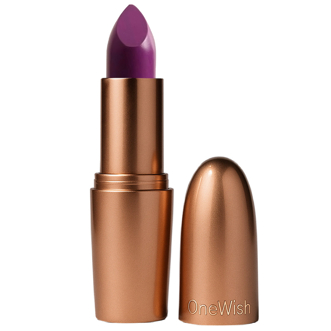 Creamy Matte Lipstick Purple AF Shade 22 – Long Lasting Matte Lipstick, Full Coverage, Highly Pigmented Lip Color for Women (3.8g)