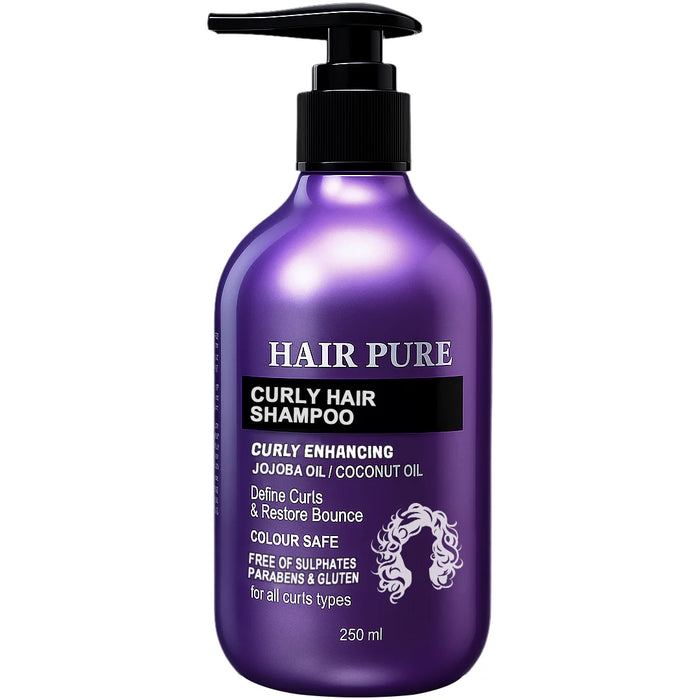 Curly Hair Shampoo 250ml – Sulfate-Free Curl Shampoo with Jojoba Oil & Cocoa Butter for Hydrated, Frizz-Free Curls - our product