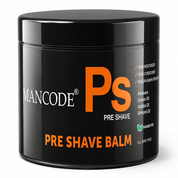 Pre-Shave Balm 100gm | Smooth Shaving Cream for Men | Prevents Razor Burn, Cuts & Irritation | Hydrating Pre Shave Skin Conditioner