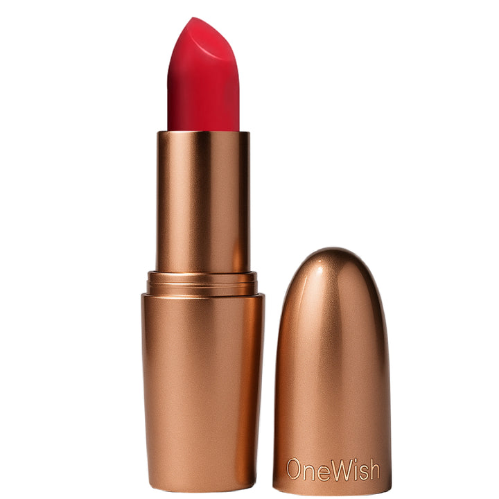 Creamy Matte Lipstick Queen of Hearts Shade 10 – Long Lasting Matte Lipstick, Full Coverage, Highly Pigmented Lip Color for Women (3.8g)