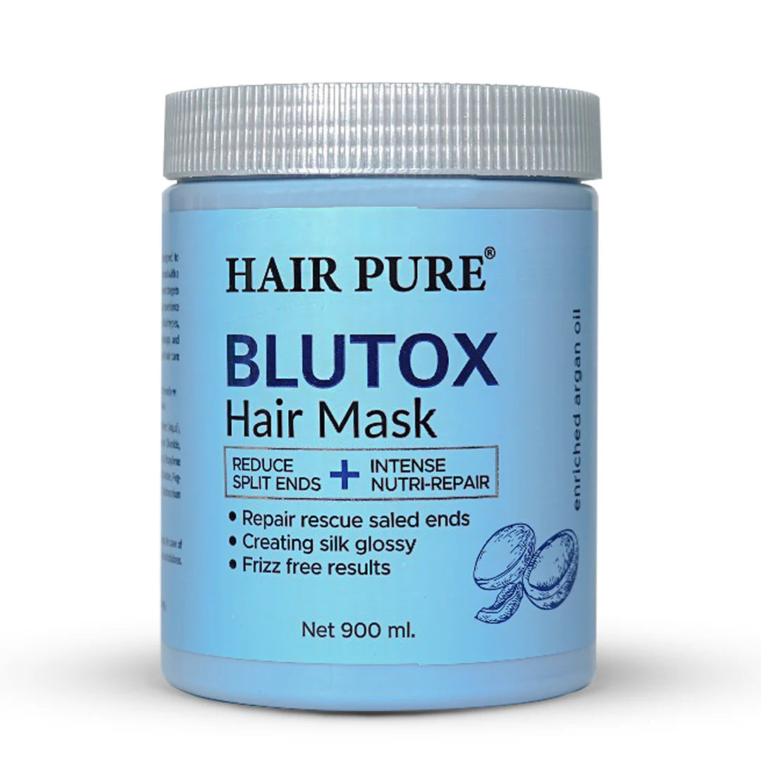 Bluetox Repair Hair Mask 900ml - Damage & Split End Repair for Dry, Damaged & Frizzy Hair