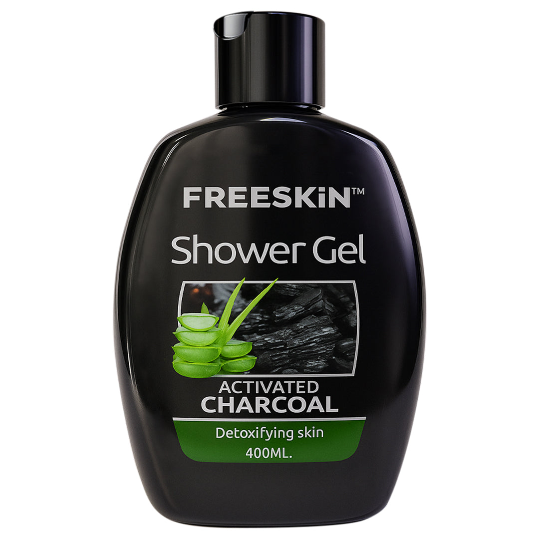 Activated Charcoal Shower Gel 400ml | Detoxifying Body Wash | Deep Cleansing, Oil Control & Odour Protection for Fresh, Smooth Skin