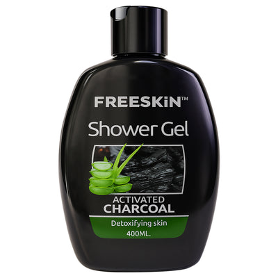 Activated Charcoal Shower Gel 400ml | Detoxifying Body Wash | Deep Cleansing, Oil Control & Odour Protection for Fresh, Smooth Skin After