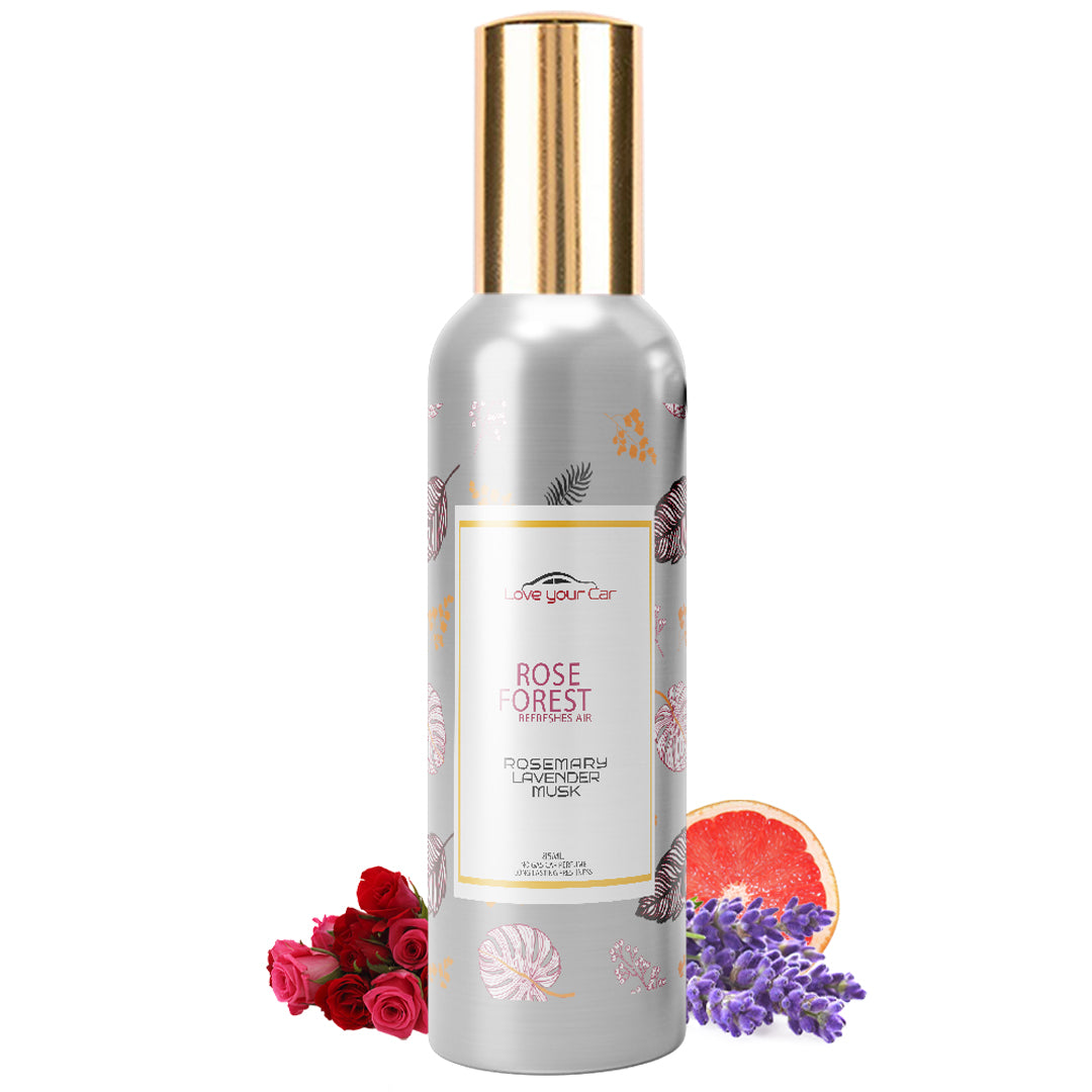 Love Your Car Rose Forest Car Air Freshner (85ml)