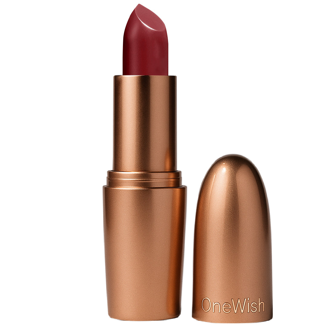 Creamy Matte Lipstick Lowkey Red Shade 20 – Long Lasting Matte Lipstick, Full Coverage, Highly Pigmented Lip Color for Women (3.8g)