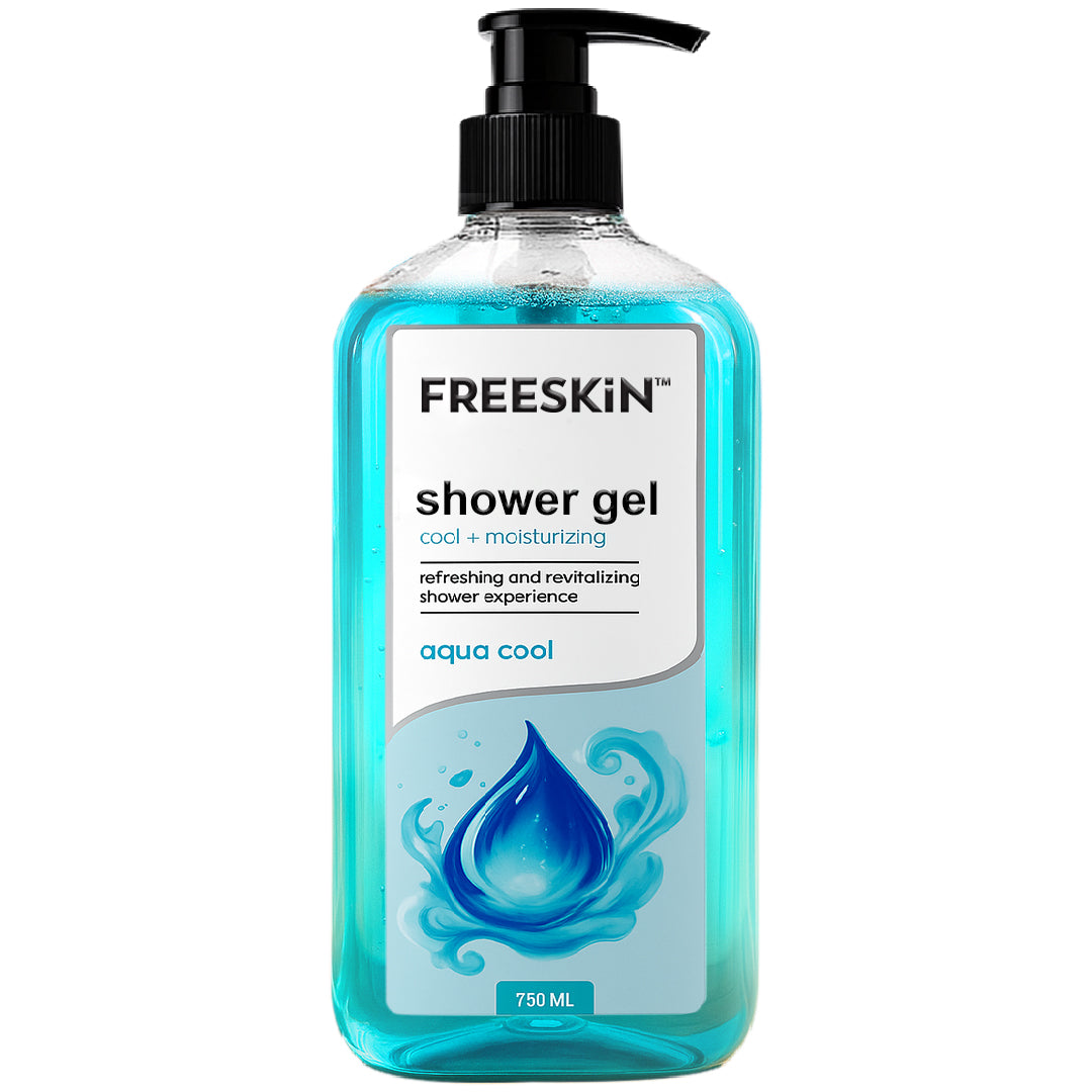 Aqua Cool Shower Gel 750ml | Refreshing Cooling Body Wash | Deep Cleansing, Hydrating & Long-Lasting Freshness for Men & Women