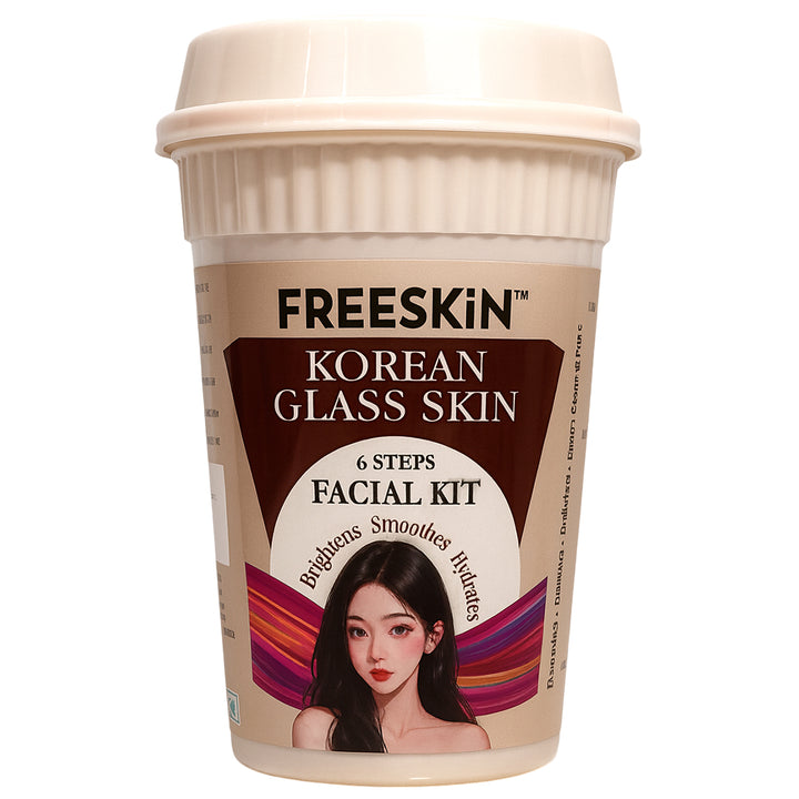 Korean Facial Kit 60g | Glass Skin Glow Facial Kit | Brightening, Hydrating & Skin Smoothing Treatment for Radiant, Dewy Skin
