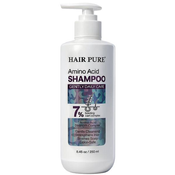 Amino Acid Shampoo 250ml – Gentle Daily Cleansing Shampoo with 7% Bonding Care Complex for Strong, Smooth & Frizz-Free Hair