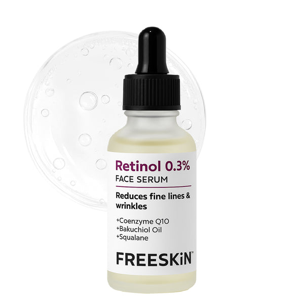 0.3% Retinol Face Serum (30ml) | Anti-Aging Night Serum for Wrinkles, Dark Spots & Skin Renewal