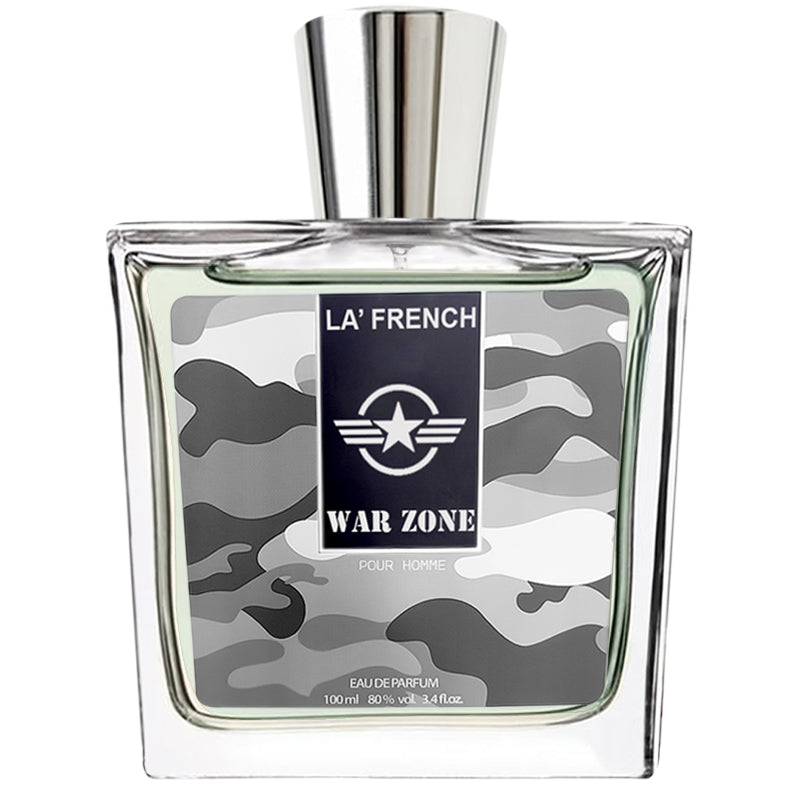 War Zone Perfume for Men 100ml | Long Lasting Citrus Fruity Woody Fragrance | Premium Eau De Parfum for Men | Bold & Powerful Masculine Scent
