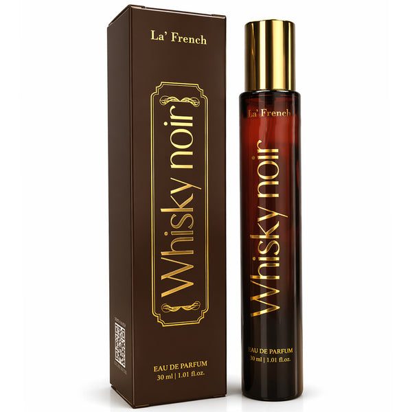 Whisky Noir Eau De Parfum 30ml | Premium Long-Lasting Bold Woody Perfume for Men