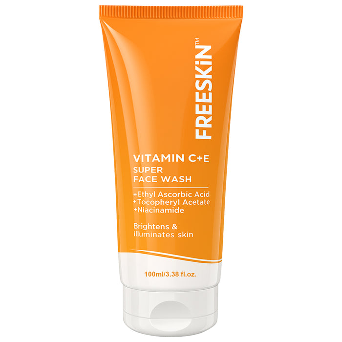Vitamin C + E Super Face Wash 100ml | Brightening Face Cleanser with Niacinamide | Glow Boosting, Even Skin Tone & Antioxidant Protection - our product