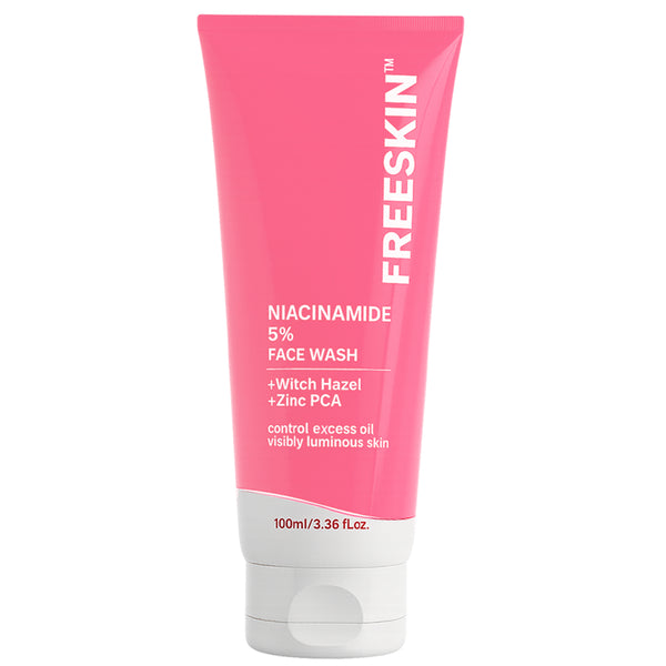 Niacinamide 5% Face Wash 100ml | Pore Refining & Oil Control Cleanser | Brightening Anti-Acne Facewash with Zinc PCA & Witch Hazel